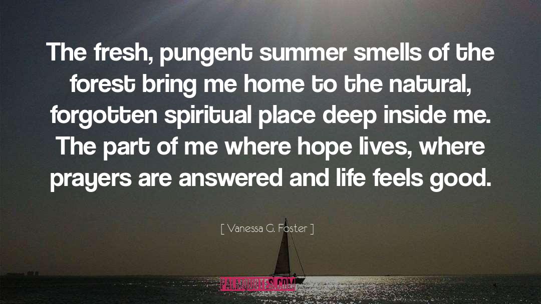 Deep Grief quotes by Vanessa G. Foster
