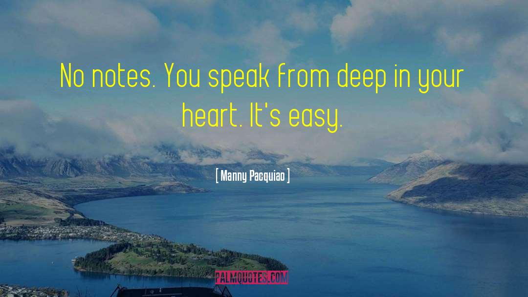 Deep Heart quotes by Manny Pacquiao