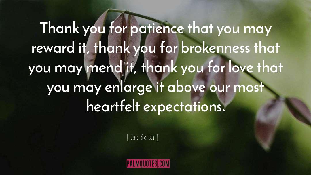 Deep Heartfelt Love quotes by Jan Karon
