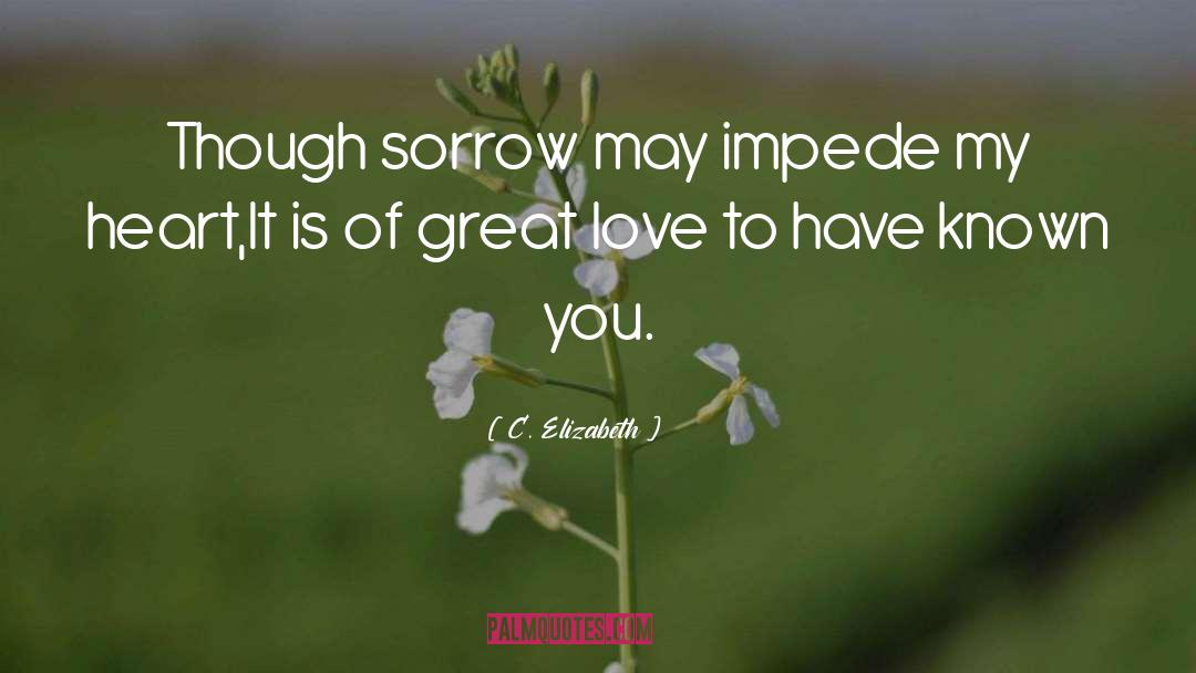Deep Heartfelt Love quotes by C. Elizabeth