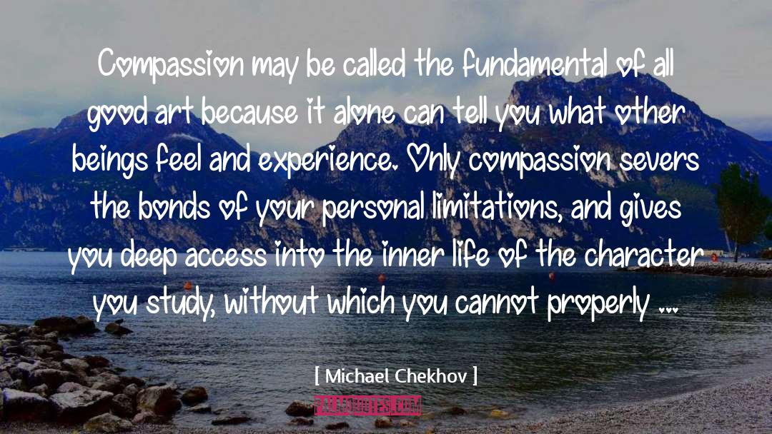 Deep Life Experience quotes by Michael Chekhov