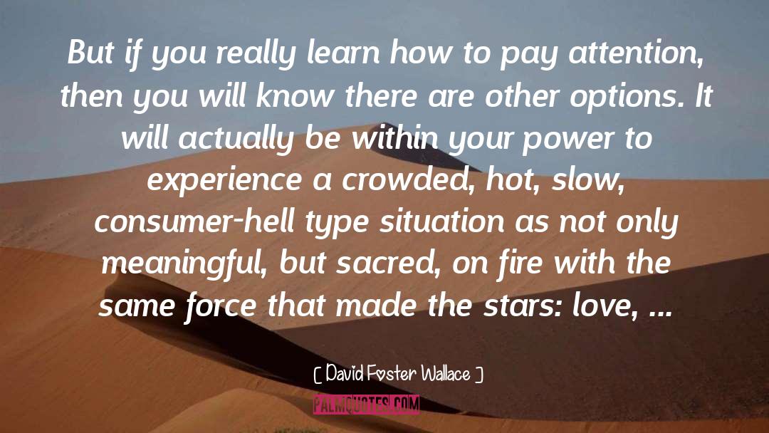Deep Life Experience quotes by David Foster Wallace