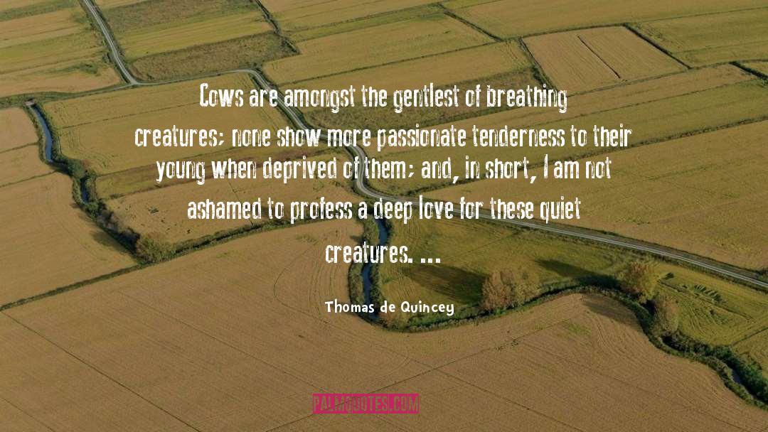 Deep Love quotes by Thomas De Quincey