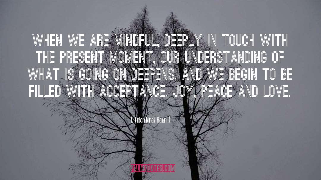 Deep Love quotes by Thich Nhat Hanh