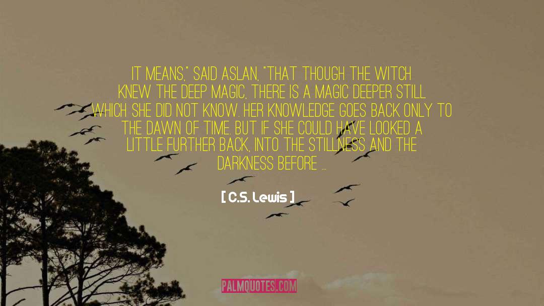 Deep Magic quotes by C.S. Lewis