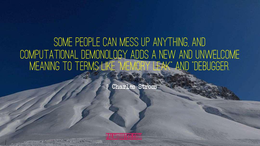 Deep Meaning quotes by Charles Stross