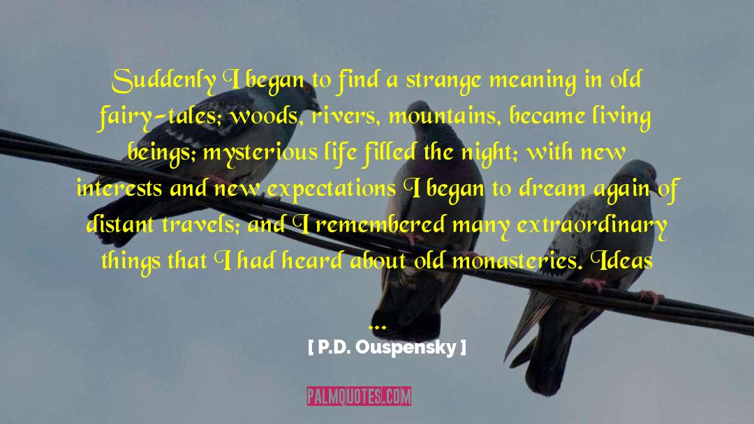 Deep Meaning quotes by P.D. Ouspensky