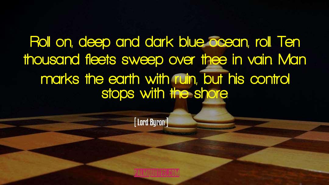 Deep Ocean quotes by Lord Byron