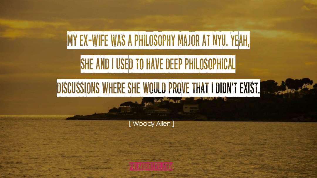 Deep Philosophical quotes by Woody Allen