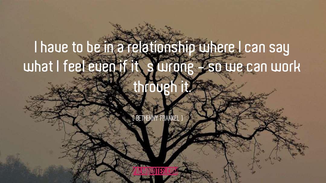 Deep Relationship quotes by Bethenny Frankel
