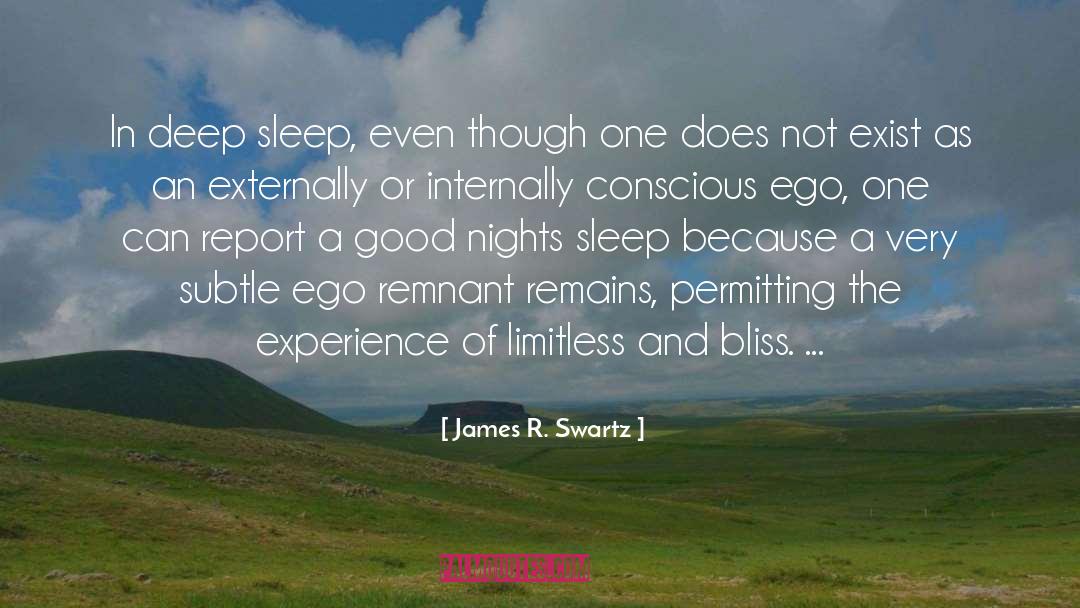 Deep Sleep quotes by James R. Swartz