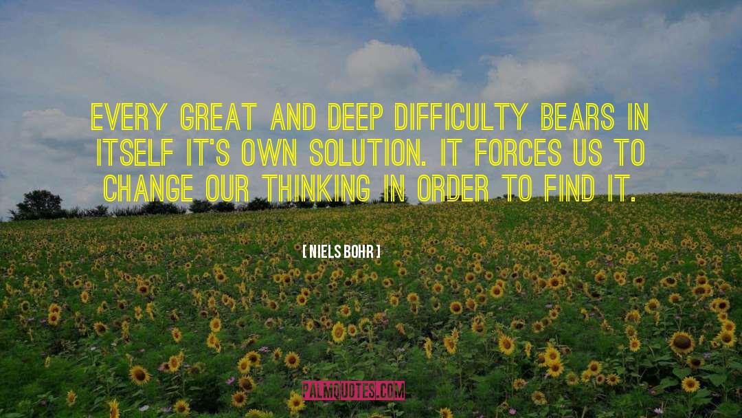 Deep Thinking quotes by Niels Bohr