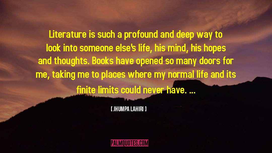 Deep Thoughts quotes by Jhumpa Lahiri