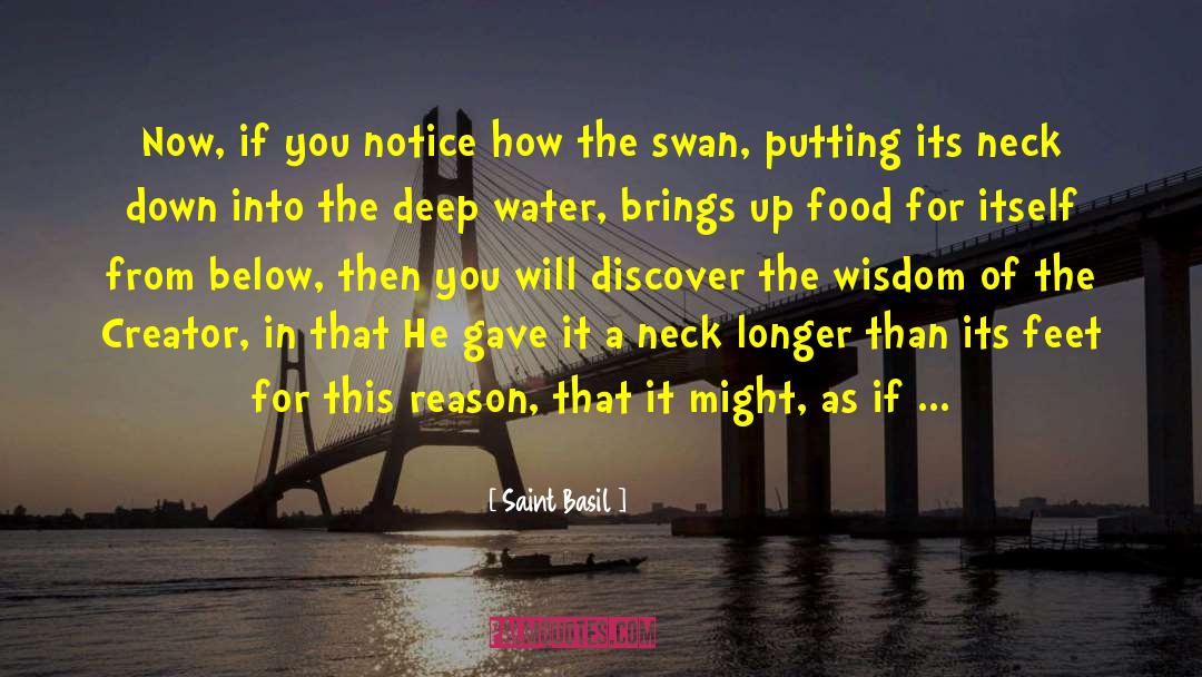 Deep Water quotes by Saint Basil