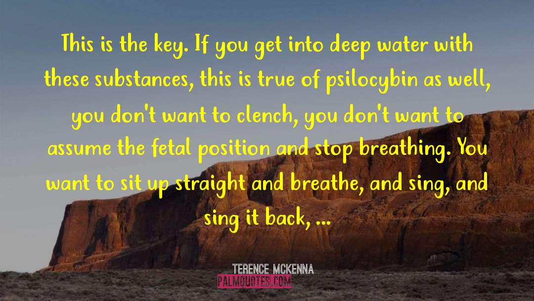 Deep Water quotes by Terence McKenna