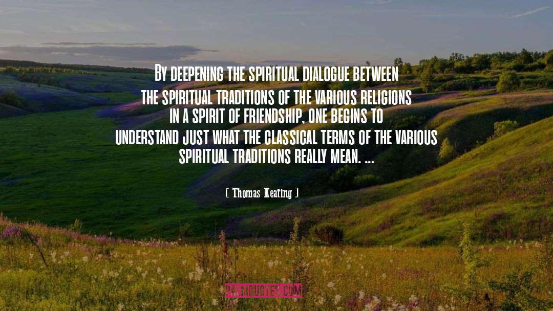 Deepening quotes by Thomas Keating