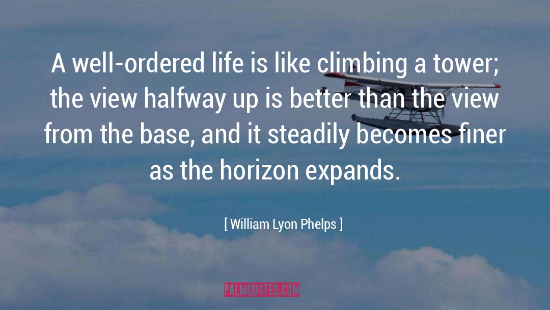 Deeper Than The Horizon quotes by William Lyon Phelps