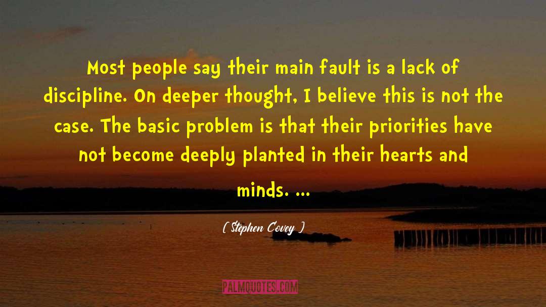 Deeper Thought quotes by Stephen Covey