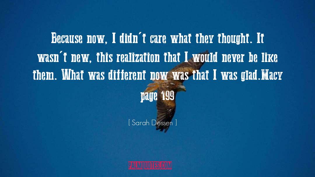 Deeper Thought quotes by Sarah Dessen
