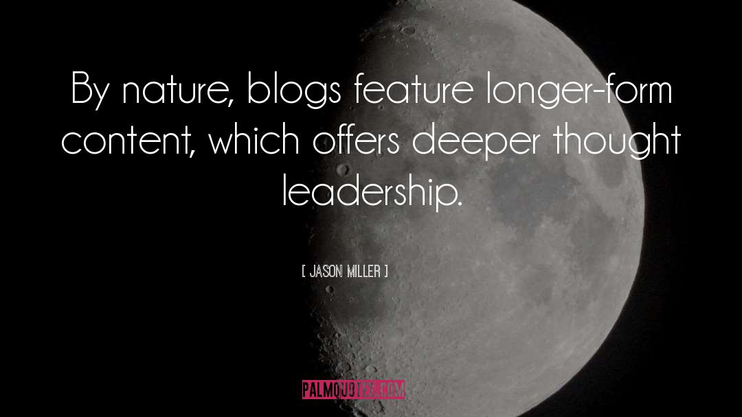 Deeper Thought quotes by Jason Miller