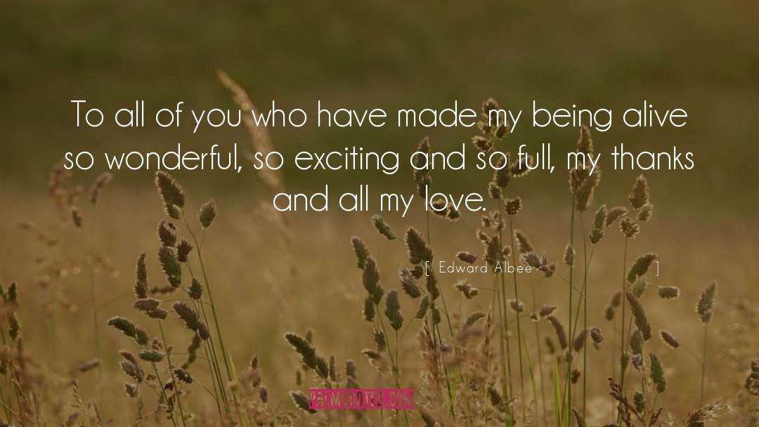 Deepest Love quotes by Edward Albee