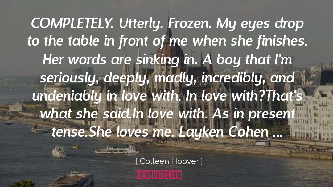 Deeply Odd quotes by Colleen Hoover