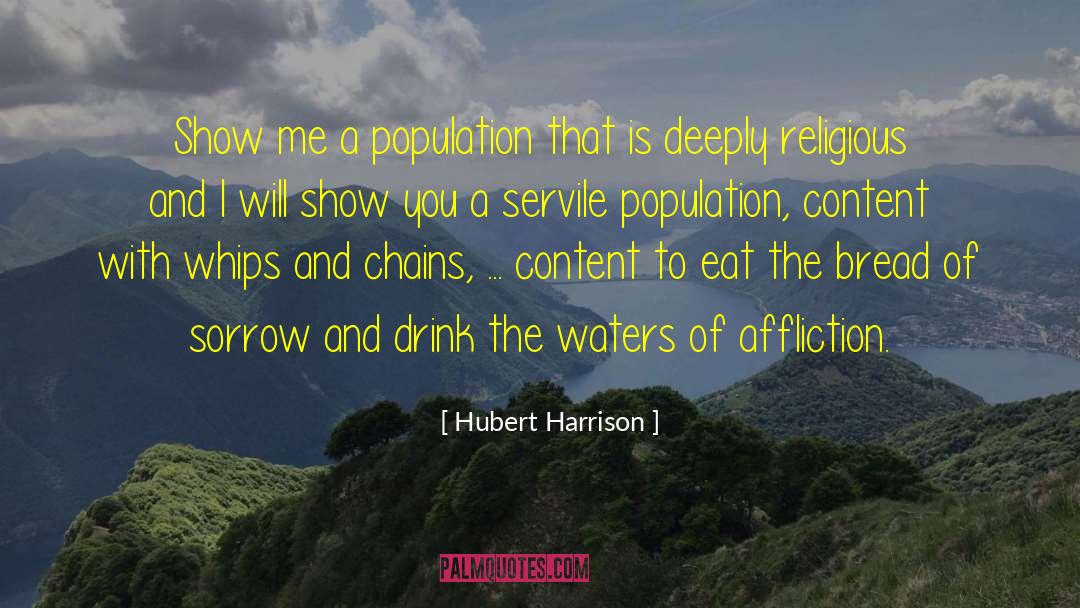 Deeply Religious quotes by Hubert Harrison