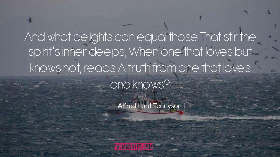 Deeps quotes by Alfred Lord Tennyson