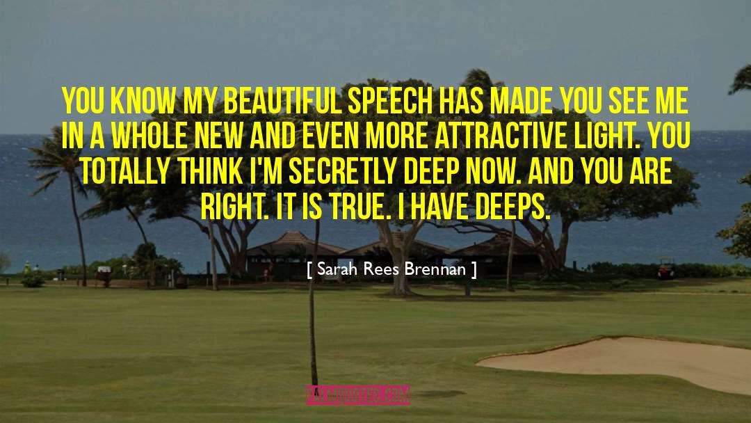 Deeps quotes by Sarah Rees Brennan