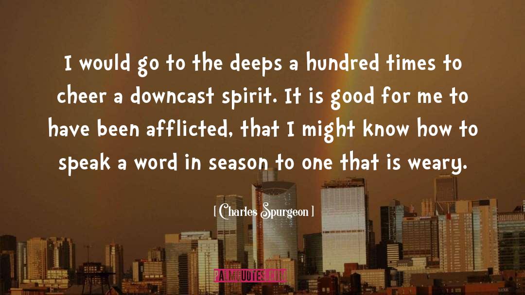 Deeps quotes by Charles Spurgeon
