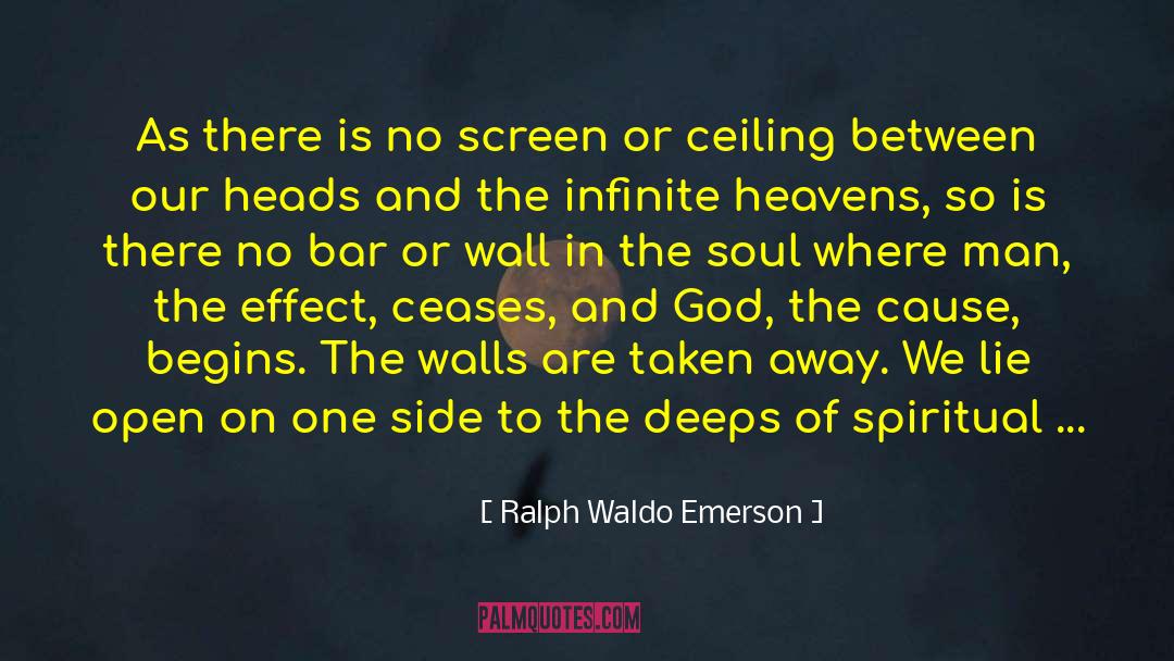 Deeps quotes by Ralph Waldo Emerson