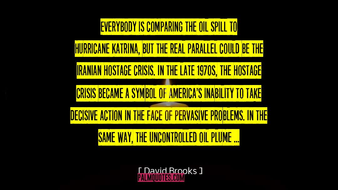 Deepwater quotes by David Brooks