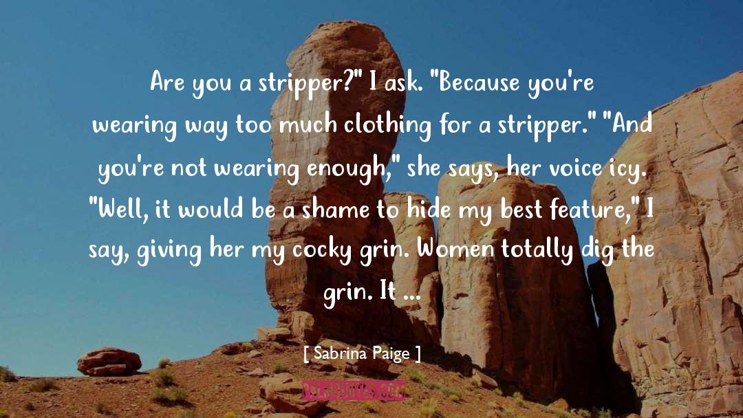 Deer Hide Clothing quotes by Sabrina Paige