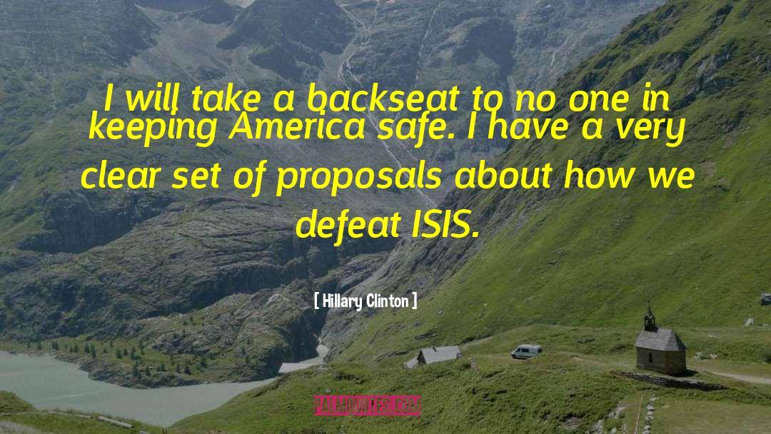 Defeat Gaea quotes by Hillary Clinton