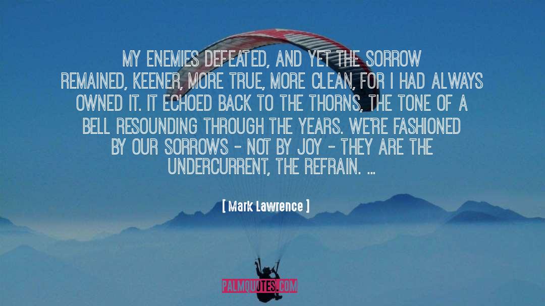 Defeated quotes by Mark Lawrence