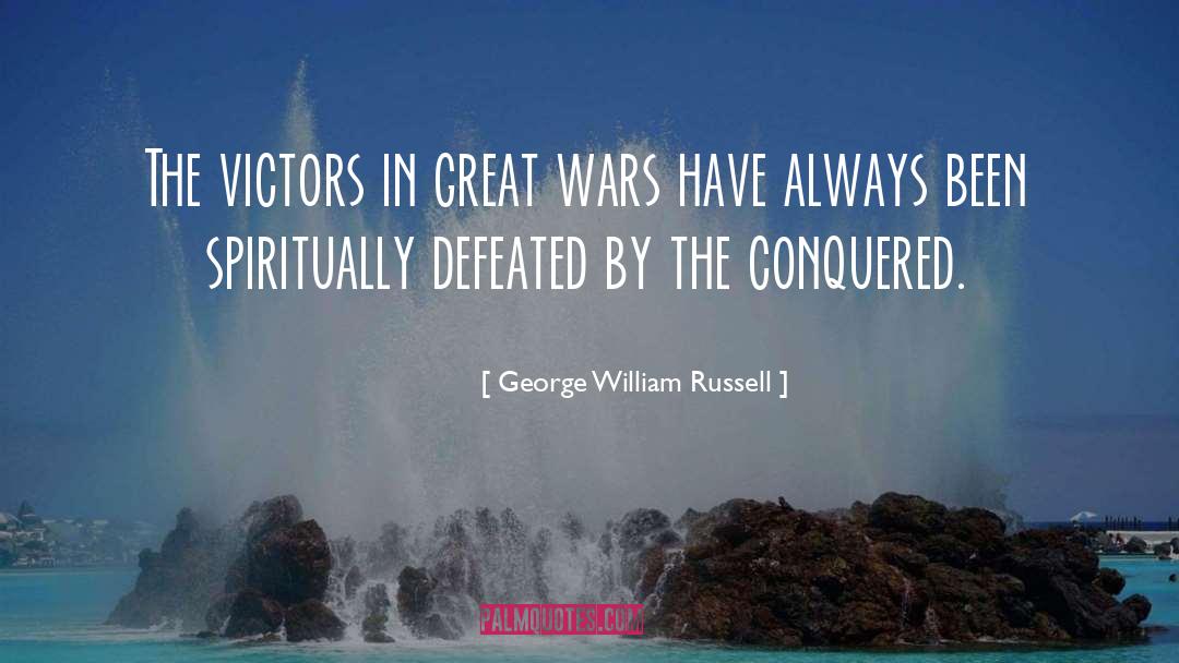 Defeated quotes by George William Russell