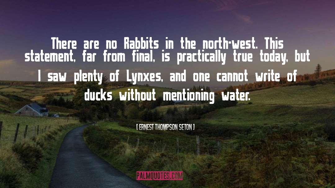 Defeathering Ducks quotes by Ernest Thompson Seton