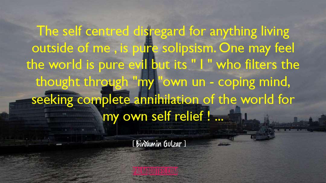 Defeating Evil quotes by BinYamin Gulzar