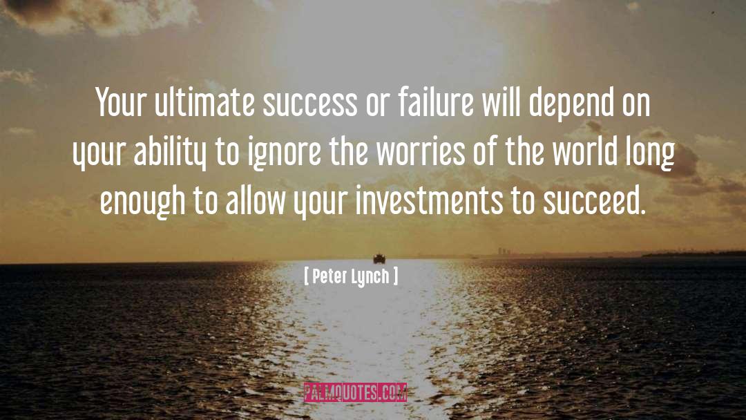 Defeating Failure quotes by Peter Lynch