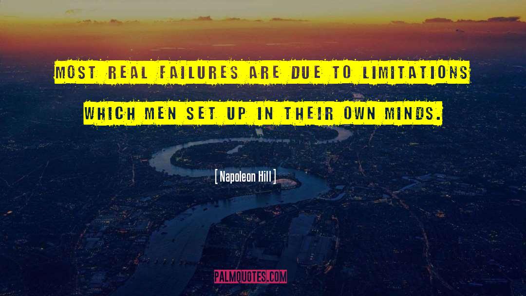 Defeating Failures quotes by Napoleon Hill