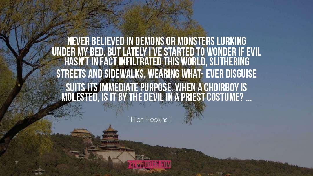 Defeating Satan quotes by Ellen Hopkins