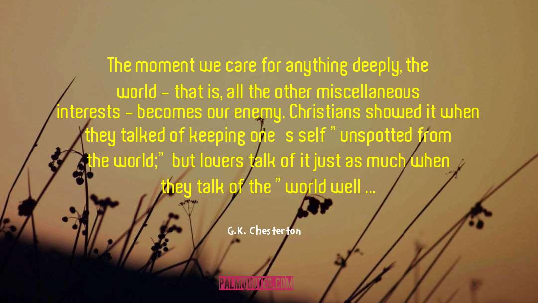 Defeating The Enemy quotes by G.K. Chesterton