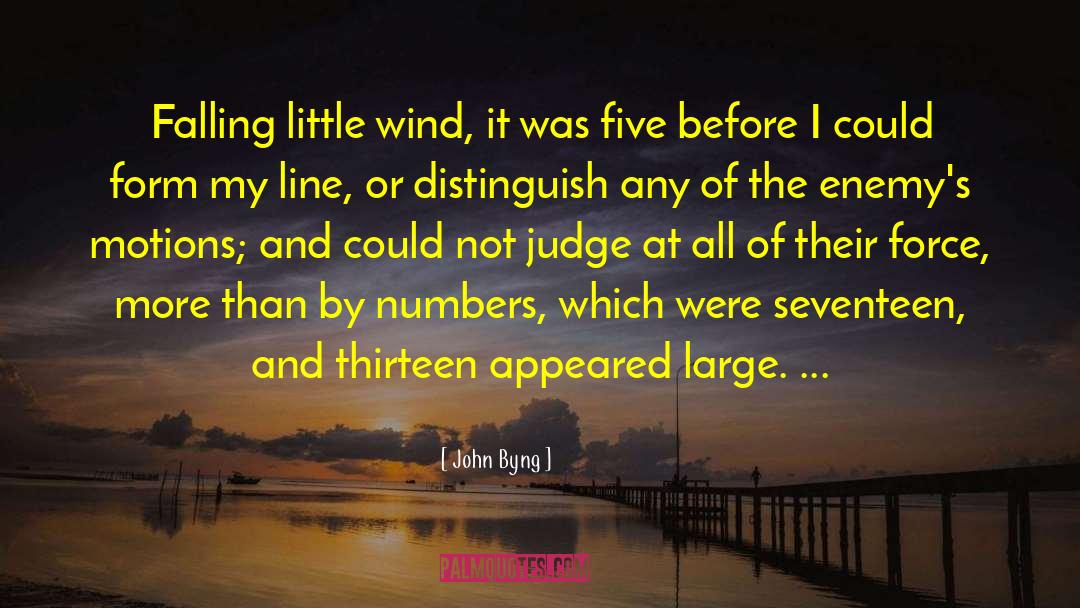 Defeating The Enemy quotes by John Byng