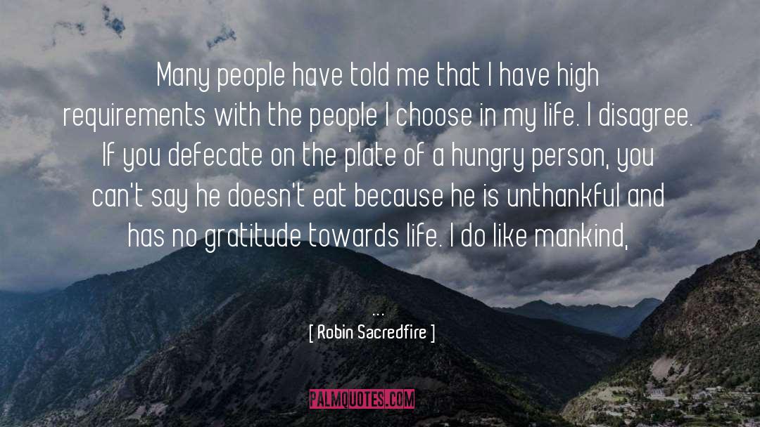 Defecate quotes by Robin Sacredfire