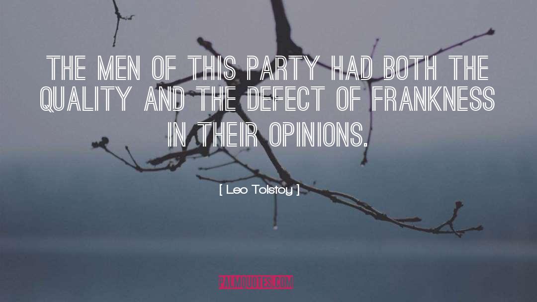 Defect quotes by Leo Tolstoy