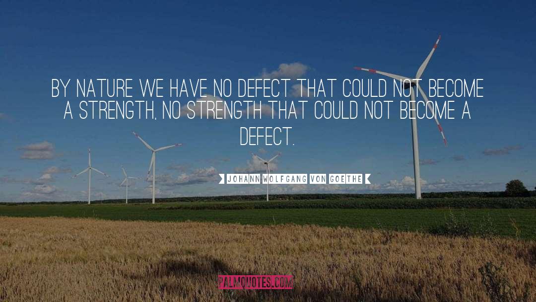 Defect quotes by Johann Wolfgang Von Goethe