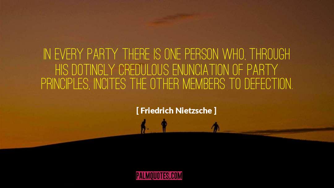 Defection quotes by Friedrich Nietzsche