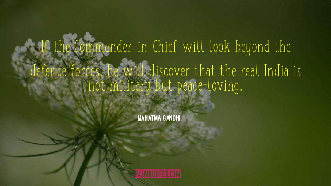 Defence Force quotes by Mahatma Gandhi