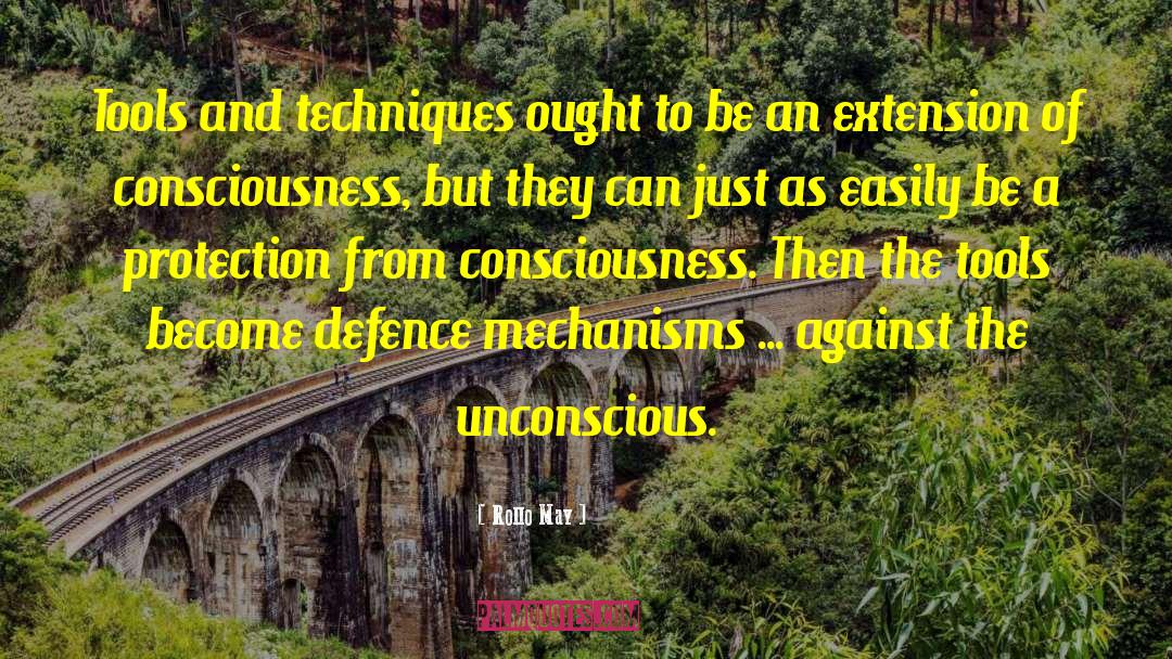 Defence Mechanisms quotes by Rollo May