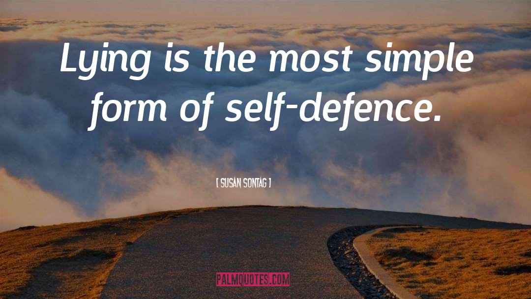 Defence quotes by Susan Sontag